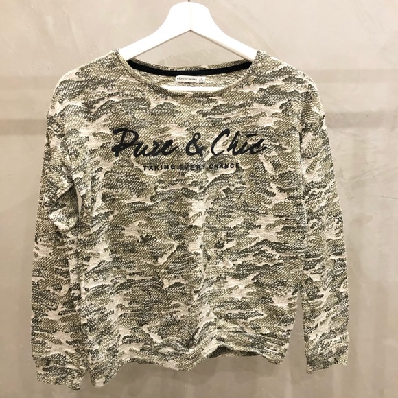 Camouflage Knit Long-Sleeve - Picture 2 of 4